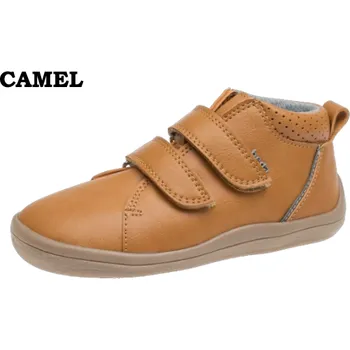 Dívčí polobotky Barefoot kotníčkové boty BEDA PLAYFUL - CAMEL (BFN 170060/W/M/NL), Beda Barefoot Velikost: 27