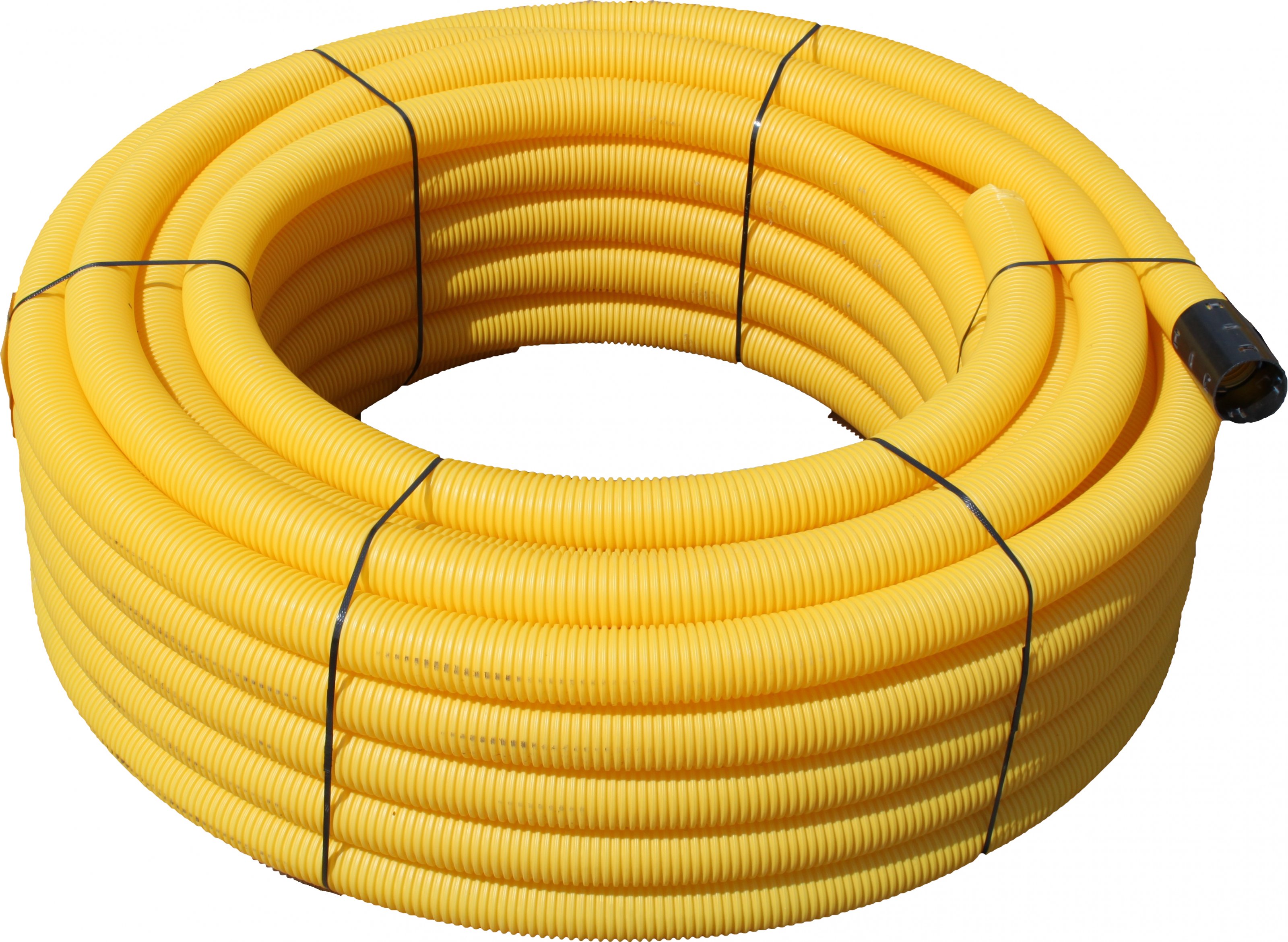 MIDAS Drenáž flexibilní DN 160/50 m z PVC děrovaná ŽLUTÁ - pouze celá role