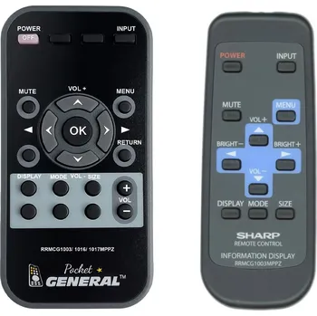 SHARP RRMCG1003MPPZ - dálkový ovladač duplikát