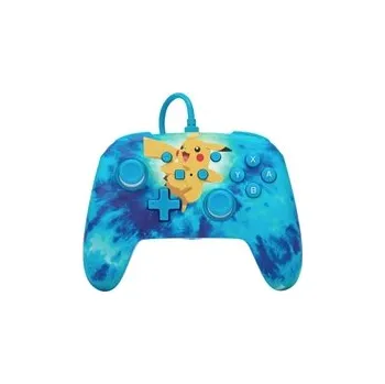 Herní příslušenství PowerA Enhanced drátový ovladač - Tie Dye Pikachu (SWITCH)