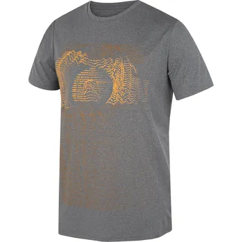 Husky Pánské funkční triko Tash M XL, tm. šedá