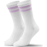 Tenisové ponožky Mr Socks - šeříkové proužky - vel. 37 - 41 sublimace termotransfer