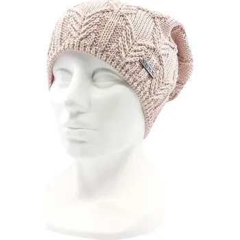 Čepice Čepice dámská pletená Voxx Navara - světle růžová