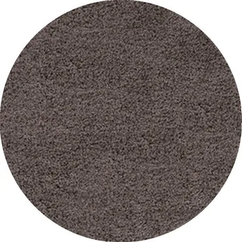 Koberec Kusový koberec Life Shaggy 1500 taupe kruh 160x160 cm