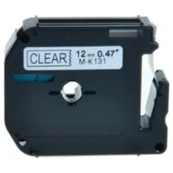 Pásek do tiskárny Naplnka Kompatibilní páska s Brother MK-131, 12 mm x 8 m, černý tisk