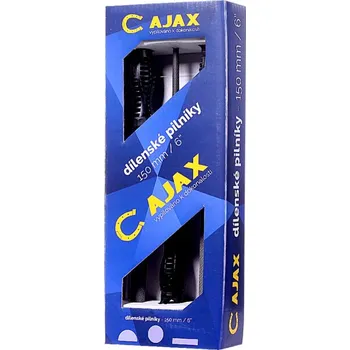 Ajax Pilník dílenský s klasickým držadlem sada třídílná 150/2