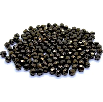 Dětské navlékací korálky CZ Broušené korálky, 4mm, barva 23980/14415 - 30ks