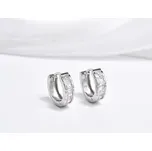 Jan Kos jewellery Stříbrné náušnice kruhy MHT-2998/SW00