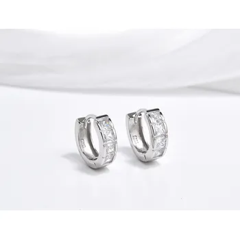 Náušnice Jan Kos jewellery Stříbrné náušnice kruhy MHT-2998/SW00