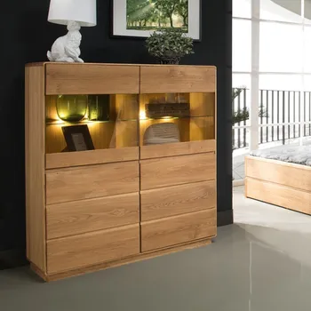 Komoda Dubová komoda Atlanta IV - přírodní dub