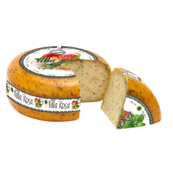 Villa Rosa Kravská gouda s bylinkami Hmotnost: celý koláč