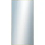 DANTIK - Zarámované zrcadlo - rozměr s rámem cca 60x120 cm z lišty Hliník zlatá lesklá | P01-001 (7001001)