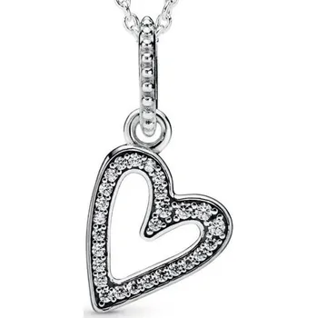 Přívěsek Stříbrný přívěsek srdce Roxana