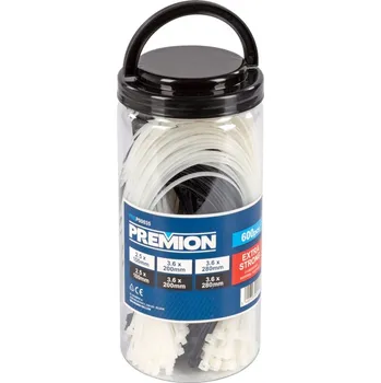 Stahovací páska PREMION PREP00035 - Stahovací pásky MULTI COLOR barevné 600ks