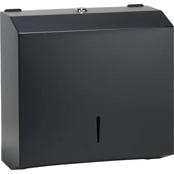 Držák na ručník Zásobník papírových ručníků Bemeta Hotelové vybavení 260 mm nerez černá