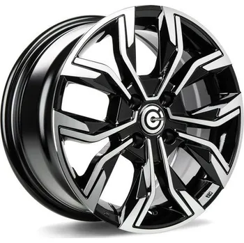 Alu kolo Carbonado Alu Kola Carbonado PRICE 6.5x15 4x100 ET38 Black Front Polished 67.1