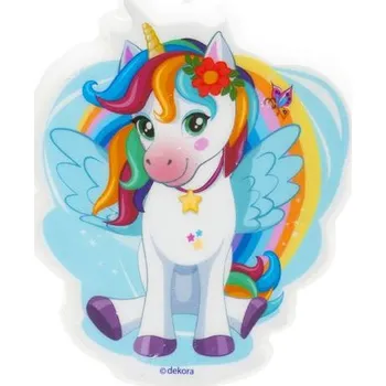 Dortová svíčka Svíčka na dort Jednorožec 7,5 cm