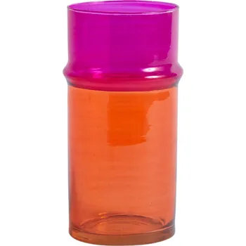 Váza Hay, Váza Moroccan 20,5 cm oranžovo-růžová - Formadore
