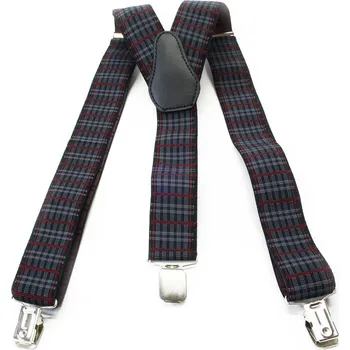 Kšandy Tmavě šedé stylové pánské kšandy Phineas