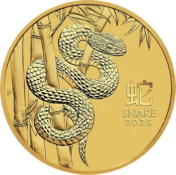 Zlatá mince 1/2 Oz Lunar Series III Year of the Snake 2025