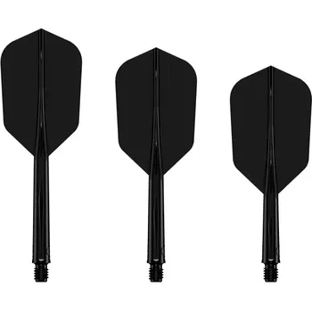 Příslušenství pro šipky Mission letky Force 90 Black Slim, Velikost Medium