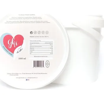 Přisada na vaření a pečení Ghí od Srdce 1000 ml