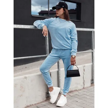 Dámská souprava DSTREET URBANVELVET SVĚTLE MODRÁ L