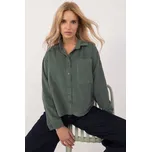Sublevel Košile Luana tmavě zelená Velikost: S