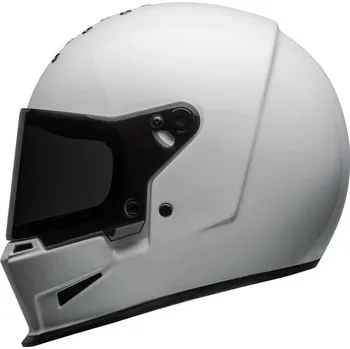 Helma na motorku BELL přilba ELIMINATOR Solid gloss white - M/L