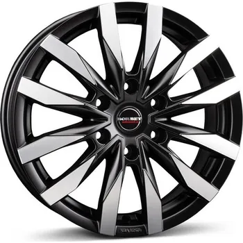 Alu kolo Alu disk Borbet CW6 6.5x16, 6x120, 74.6, ET50 black polished matt