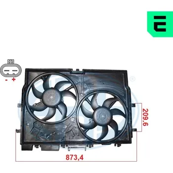 Chladič motoru Větrák, chlazení motoru ERA 352143