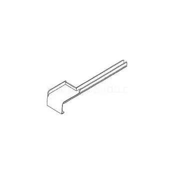 Parapet Koncové krytky vinyCom pro AL parapet V6360 LEVÁ - 0016 hnědá