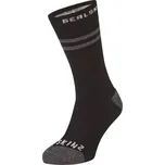 Nepromokavé ponožky SealSkinz Scoulton Velikost ponožek: 39-42 / Barva: černá/šedá