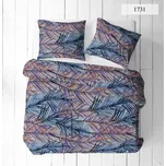 Povlečení hladká bavlna LUX - Palmy 140x200+70x90