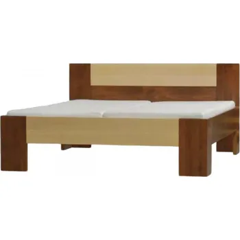 Postel Dřevěná postel Goliáš 200x180 Divoký jasan
