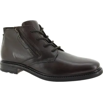 Pánská zimní obuv BUGATTI Pánský tm. hnědý kožený kotník 315-95738-4000-6100-267 Velikost 45