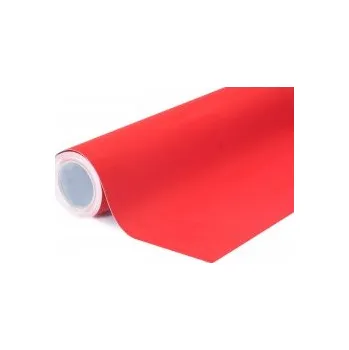 Polep vozidla Vzorek - Sametová červená auto wrap fólie 10x20cm - interiér/exteriér