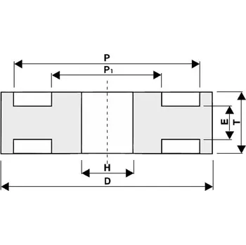 Brusný kotouč Tyrolit T34162669 | Brusný kotouč s oboustranným vybráním tvar 902 pro třmenové kalibry 250/210x6/3x240/76,2 mm, 98A70K9V40 (Z70)