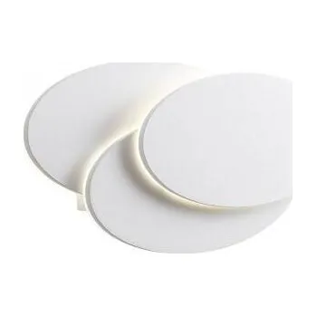 Nástěnné svítidlo REDO GROUP Vrstvené nástěnné LED svítidlo Gamer Varianta: Ø 280 x 140 mm, 12 W, 760 lm, bílá