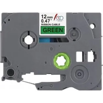 Pásek do tiskárny Naplnka Kompatibilní páska s Brother TZ-FX731 / TZe-FX731, 12mm x 8m, flexi