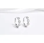 Jan Kos jewellery Stříbrné náušnice kruhy MHT-3009/SW00