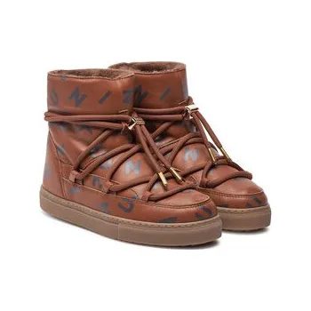 Dámská obuv Sněhule Inuikii Full Leather Print 65202-088 Hnědá 38