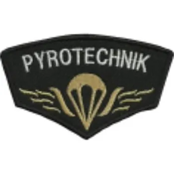 Nášivka Nášivka Pyrotechnik - černá