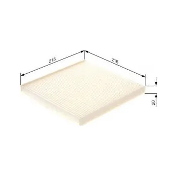 Kabinový filtr Kabinový filtr Toyota AVENSIS VERSO (_M2_) Bosch - 2.0VVT-i, 2.0D