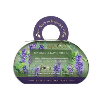 Mýdlo English Soap Company English Lavender Tuhé mýdlo, 260 g