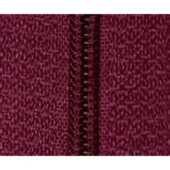 Zip Spirálový zip, dělitelný - 25cm - vínový - WICO - BALENÍ 10 ks