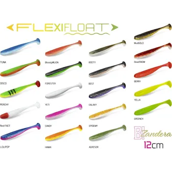 Umělá nástraha DuoPACK BOX Delphin ZANDERA FlexiFLOAT UVs / 6x 5ks 12cm/TUNA