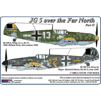 Plastikový model AML 1/144 Decals JG 5 over the Far North, Part II