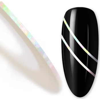 Nailee Zdobení - Nail Art pásek bílý perleťový