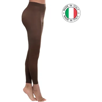 Dívčí legíny DOMYOS Dívčí taneční punčochové legíny 10 LET KAŠTANOVÁ